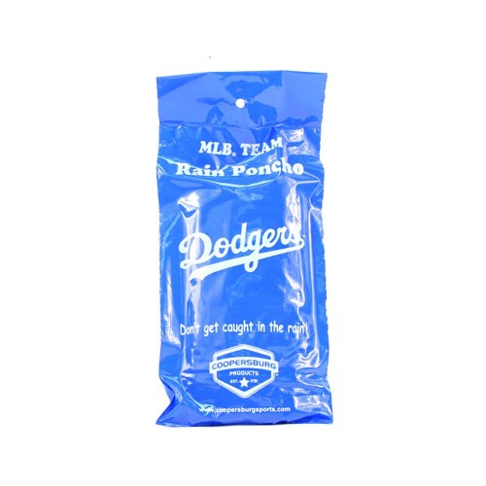 Dodgers Hooded Poncho MLB Licensed Los Angeles Baseball New